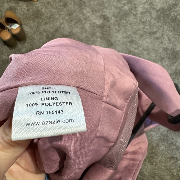 Azazie Dusty Mauve Dress - Picture 3 of 4